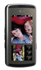 LG KF600_Chrome_Picture_Front