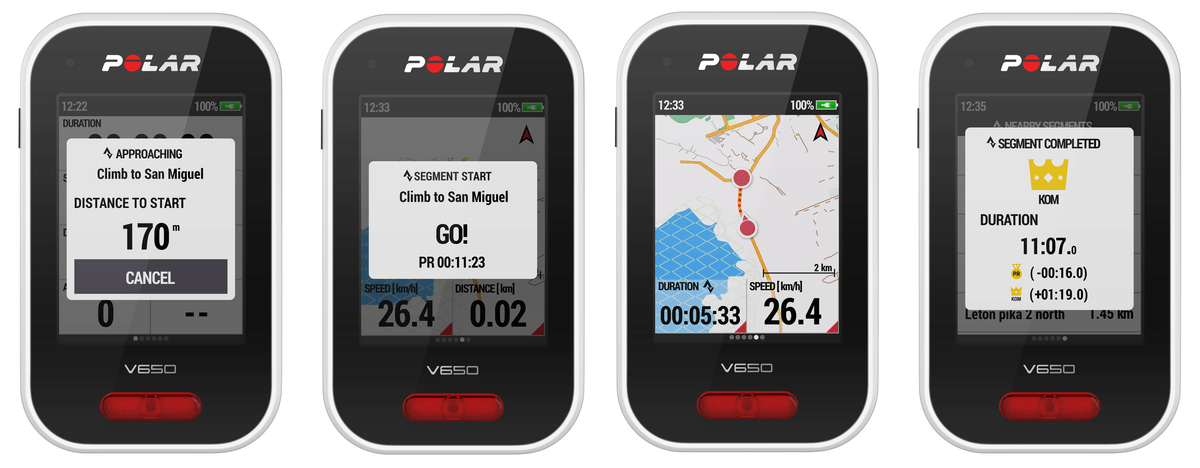 polar v650 o garmin 520