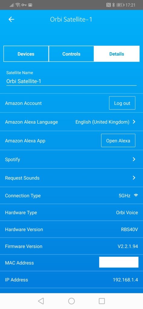 Alexa app mac address book