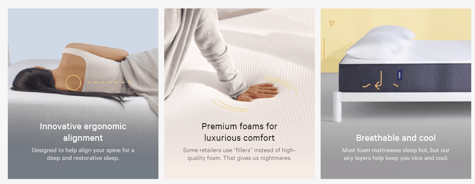 Simba vs Emma vs Casper vs Leesa A memory foam mattress comparison