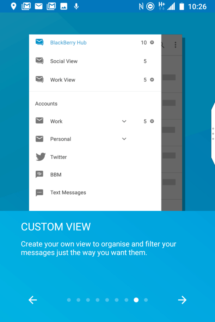 Blackberry Key2 screenshots 2