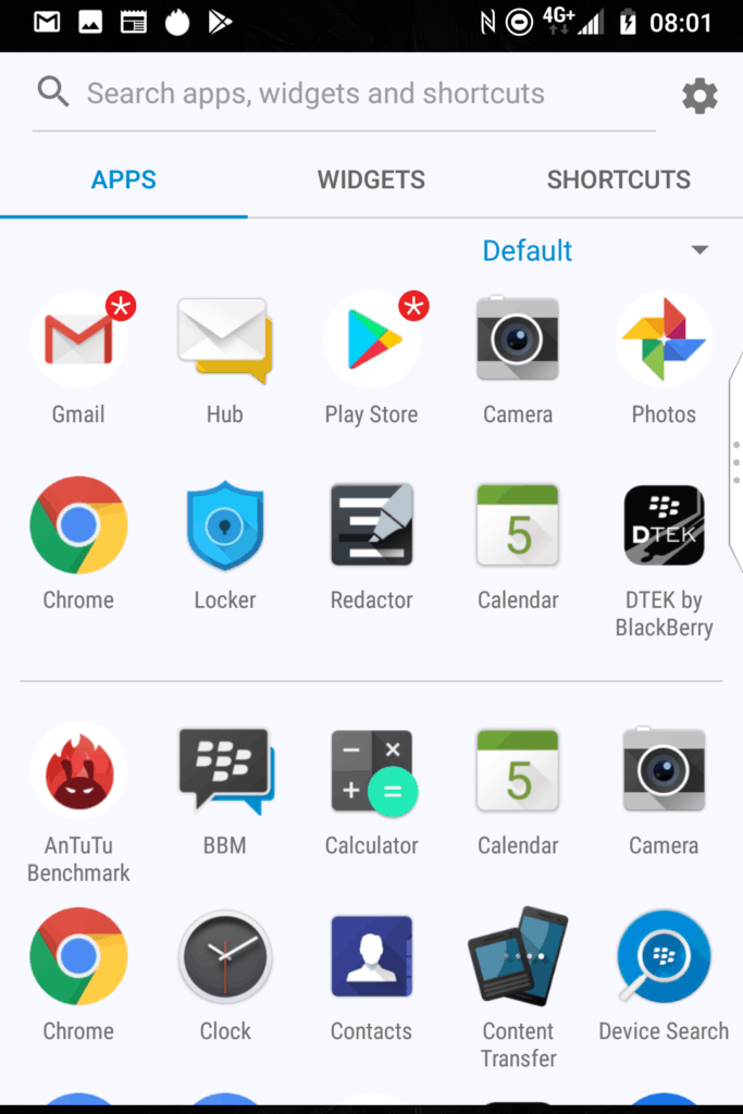 Blackberry Key2 screenshots 5