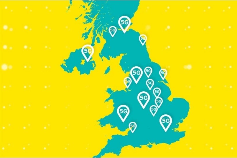 EE 5G rollout map