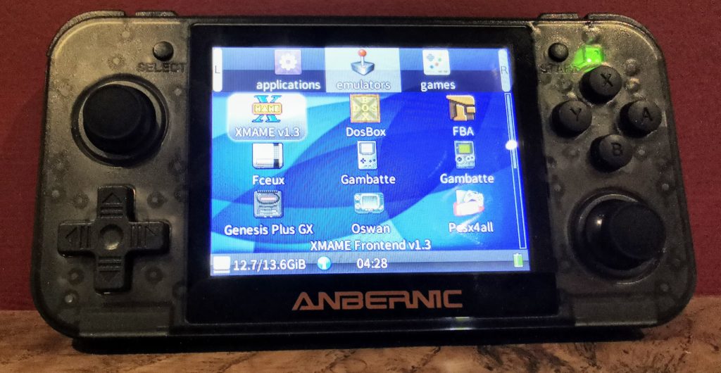 Anbernic Retrogame Rg350 Review Handheld Emulator With Game Boy Gba Snes Nes Ps1 Also Bittboy