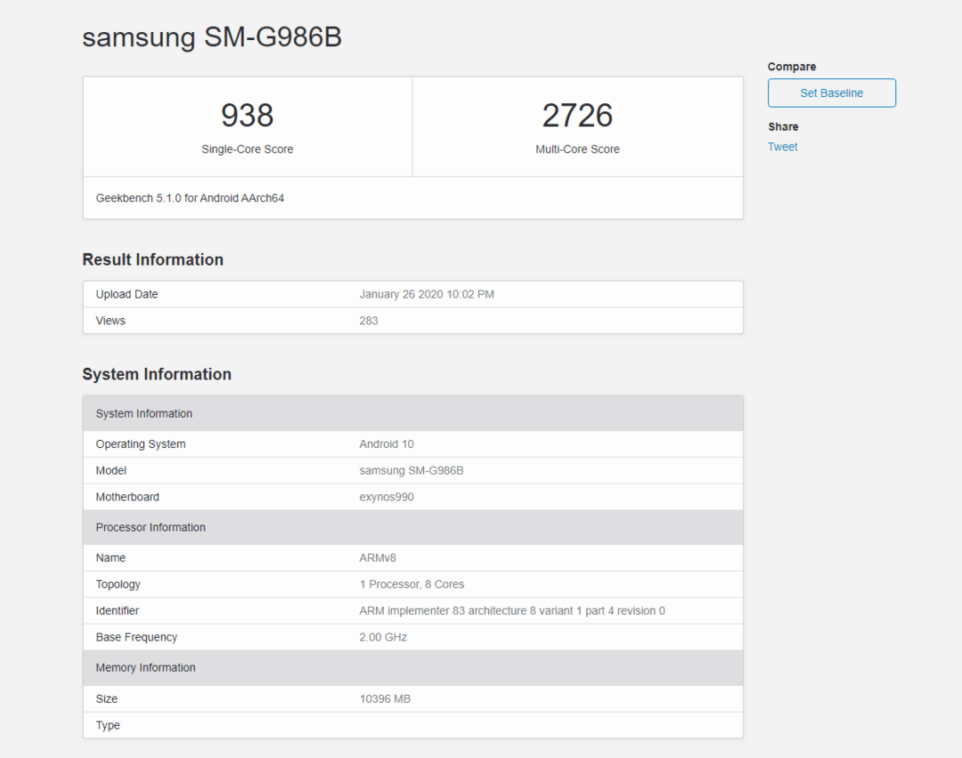 exynos 990 vs snapdragon 865 s20