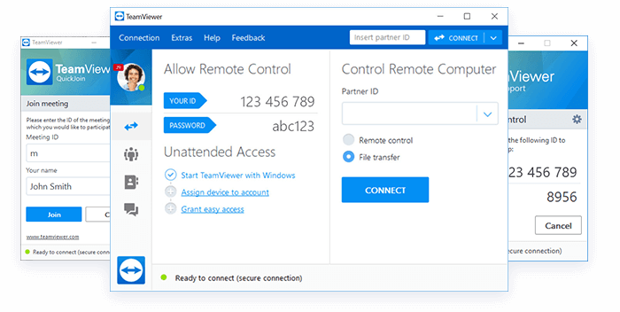 remote teamviewer login