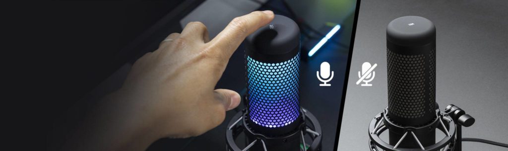 HyperX QuadCast S USB microphone launched with dynamic RGB lighting effects ideal for gaming streamers 24