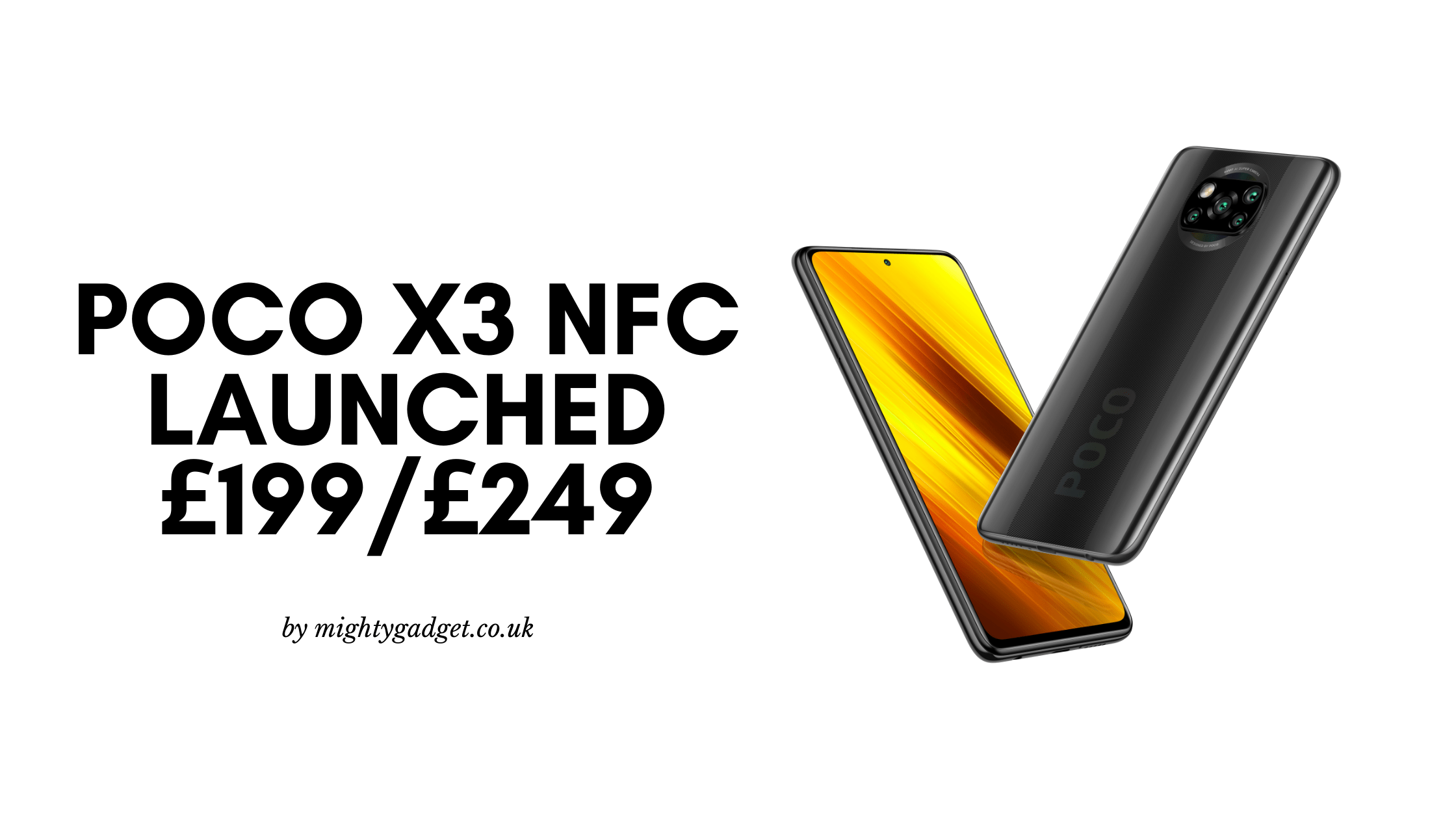 Poco x3 nfc launched