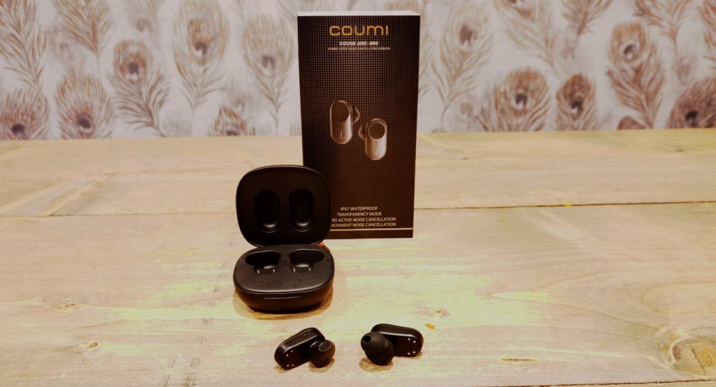Coumi ANC-860 Active Noise Cancelling Earbuds Review – Good for the £40 price tag but so-so ANC 1