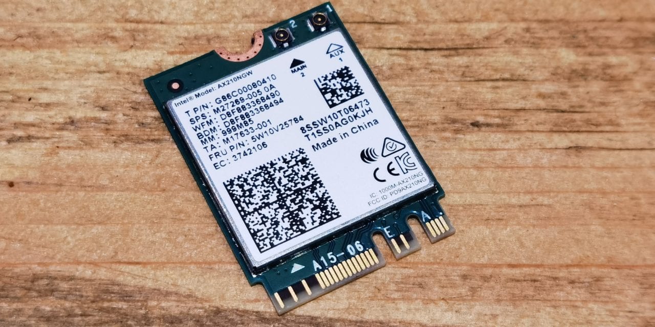 Intel Wi-Fi 6E AX210 (Gig+) Module Initial Review – Limited testing, getting it to work and 5Ghz performance