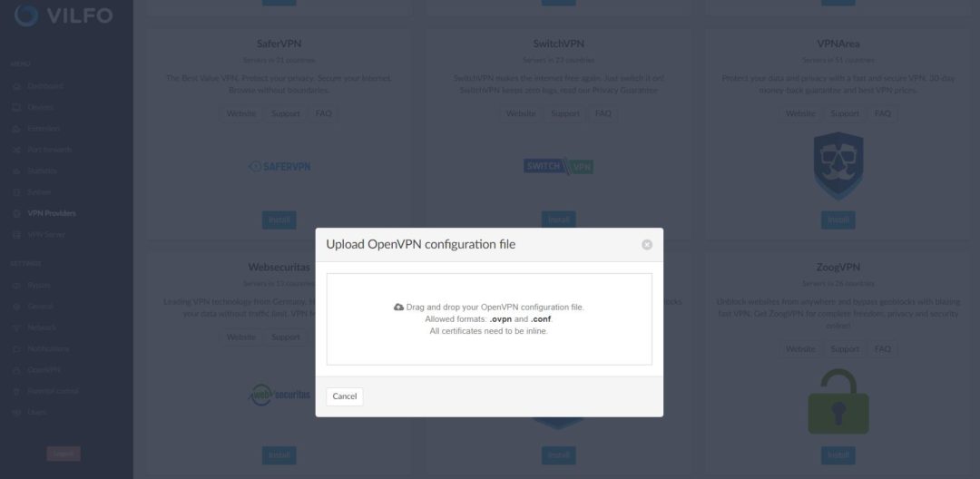 Vilfo VPN Router Review – A user-friendly pfSense alternative with ...
