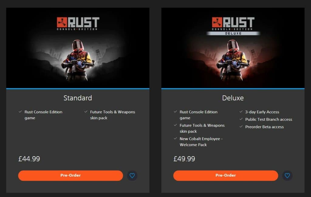 Rust Ps4 And Xbox One Launch 21st May Pre Order Now From 44 99