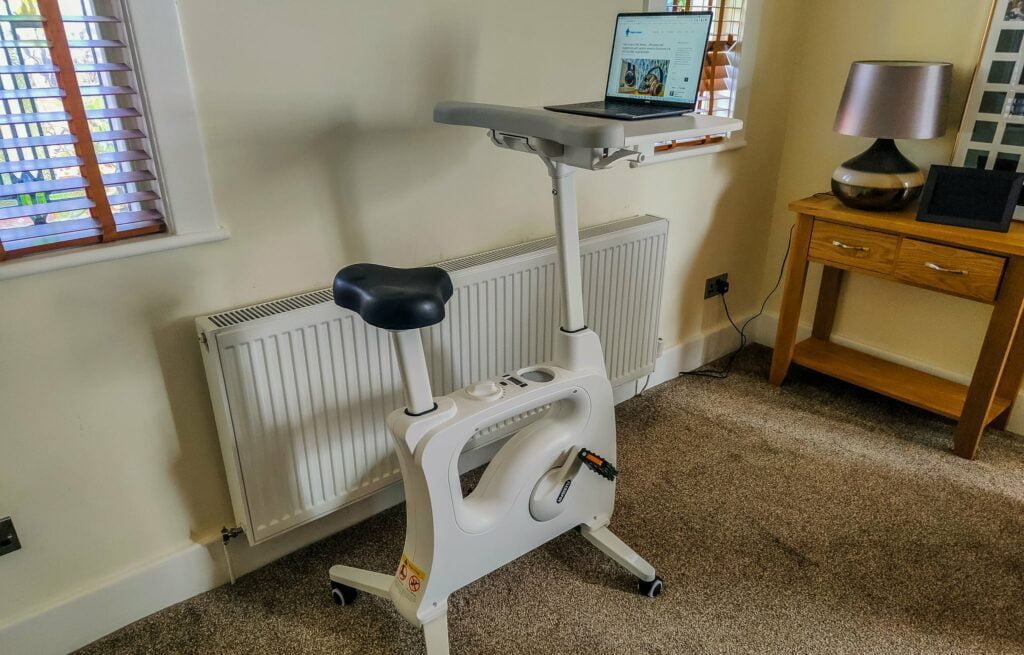 versadesk seated desk cycle