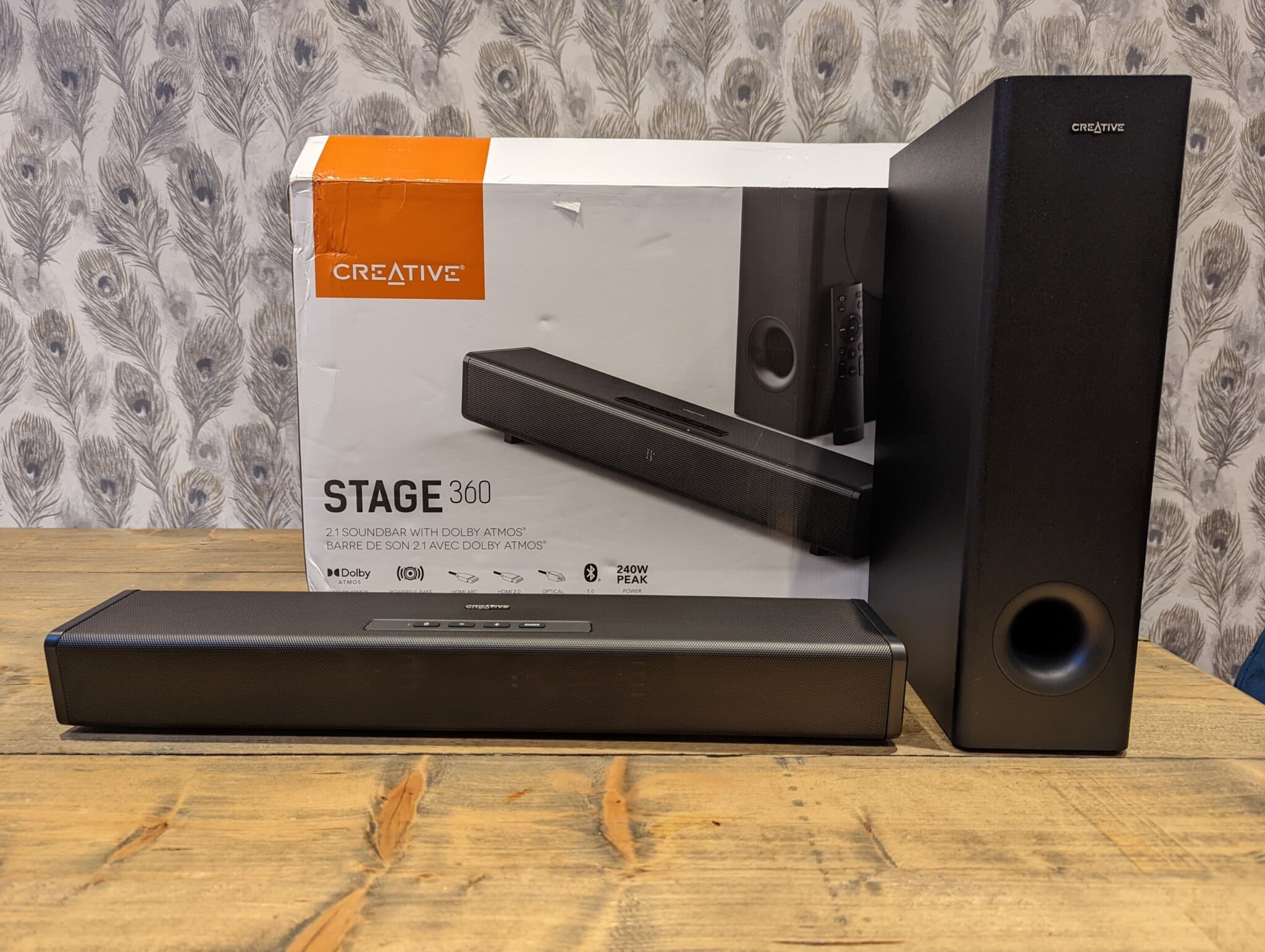Creative Stage 360 2.1 Soundbar Review Dolby Atmos Soundbar on the cheap ideal for PC gamers