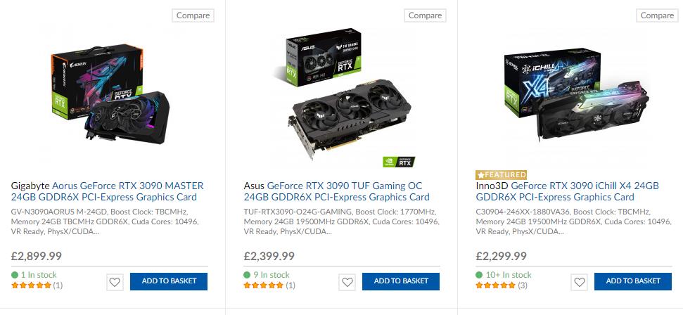 Nvidia Rtx 3090 Ti Vs Rtx 3090 Vs Rtx 3080 Ti Specifications Announced