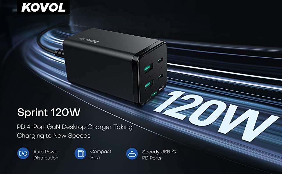 Kovol 120W GaN Power Delivery Charger Review