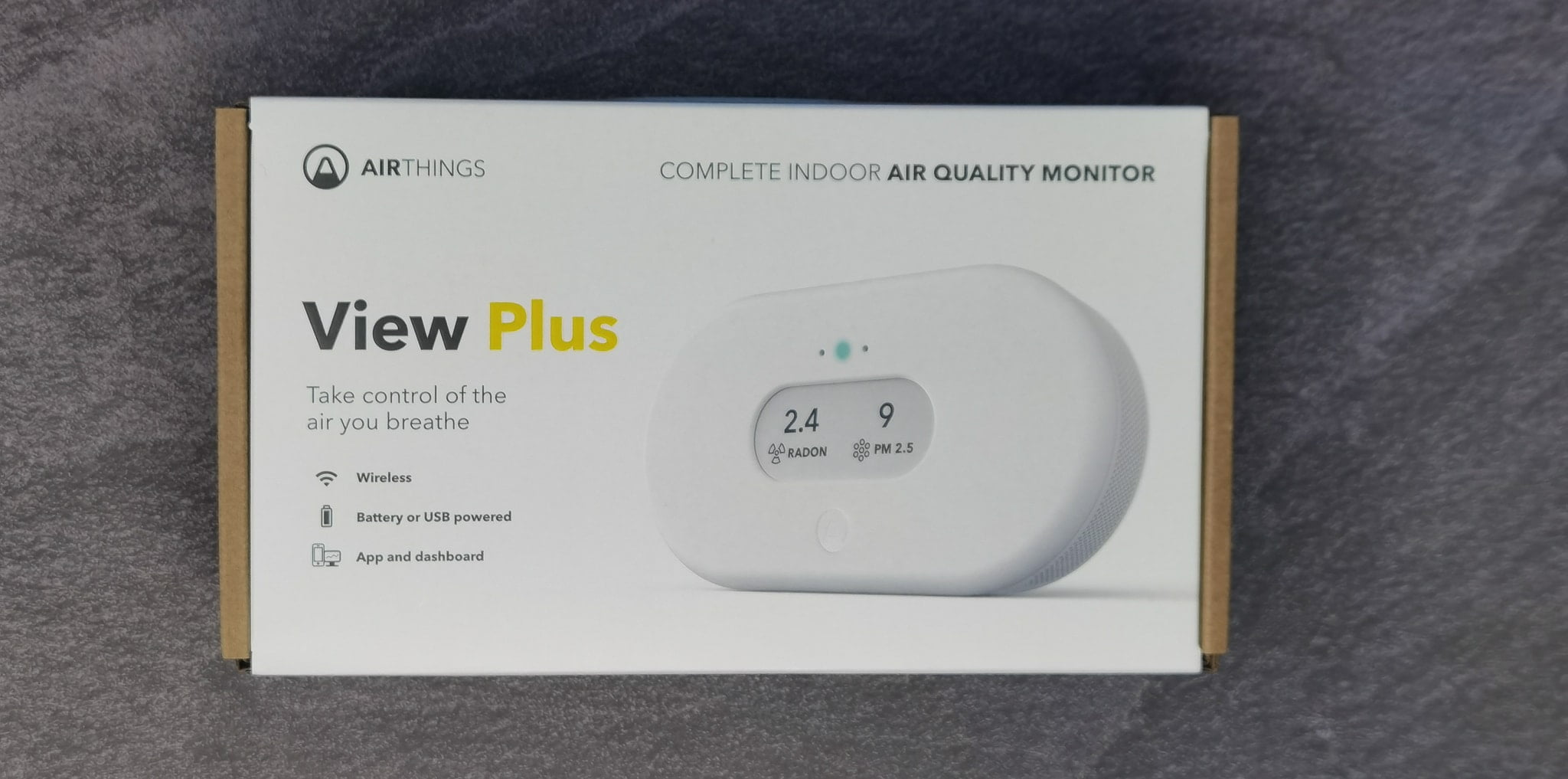 Airthings View Plus Review feature