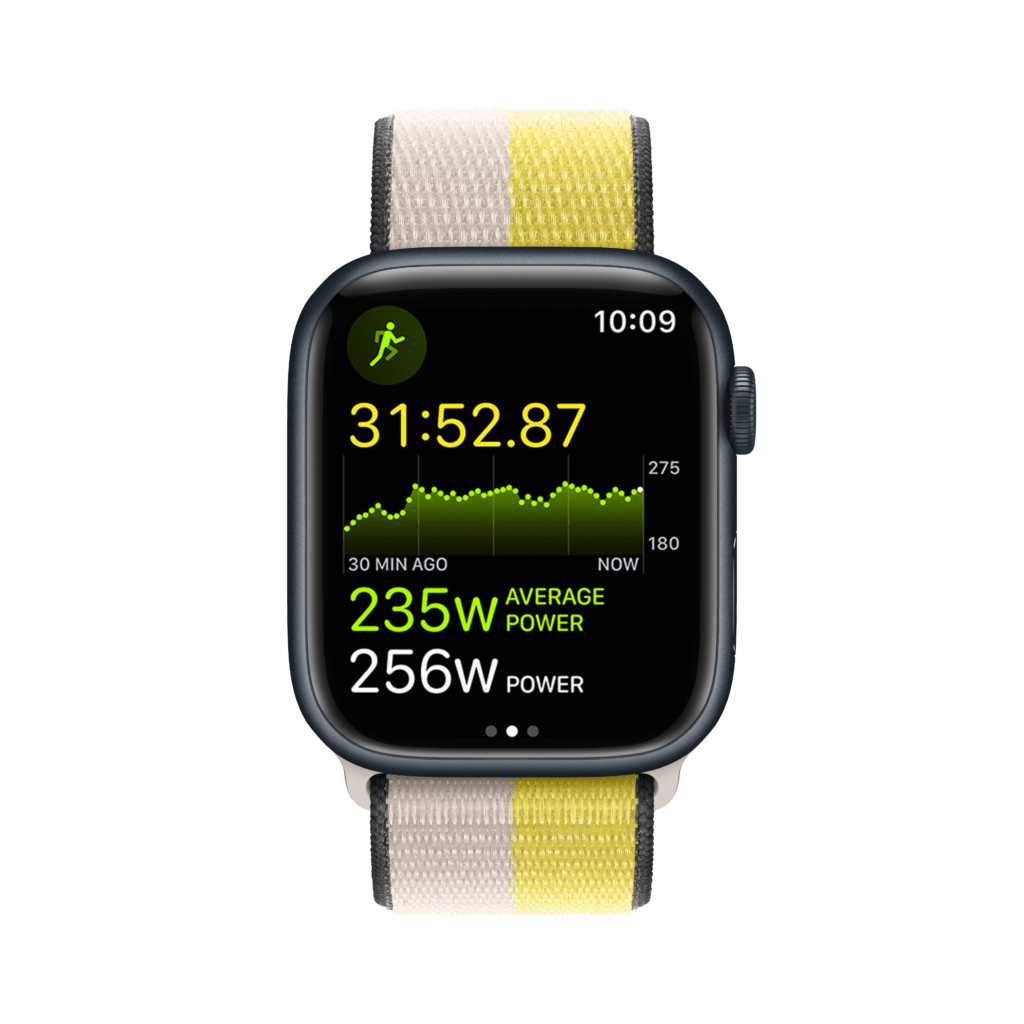 apple watch cycling power meter