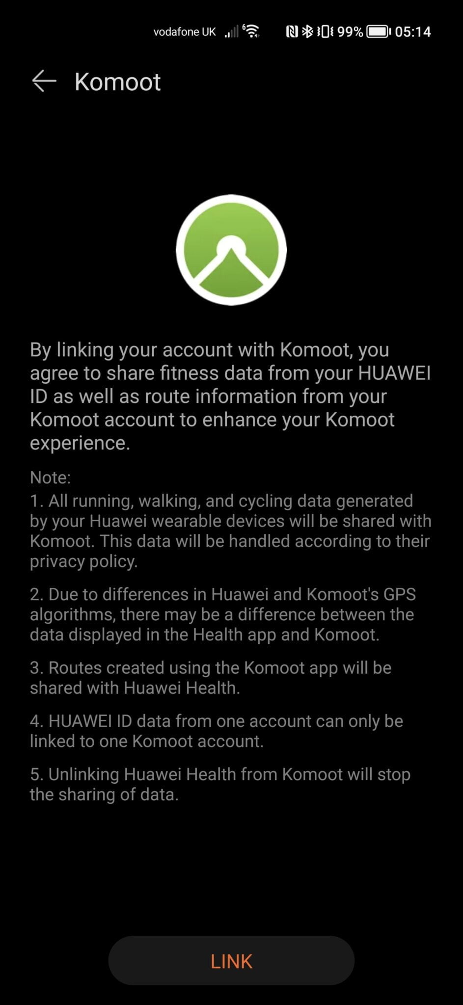 huawei watch gt sync with strava