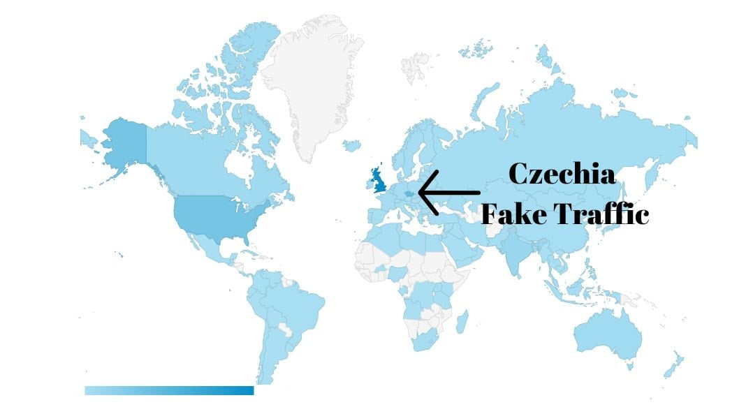 How to block fake website traffic in Google Analytics from Czechia