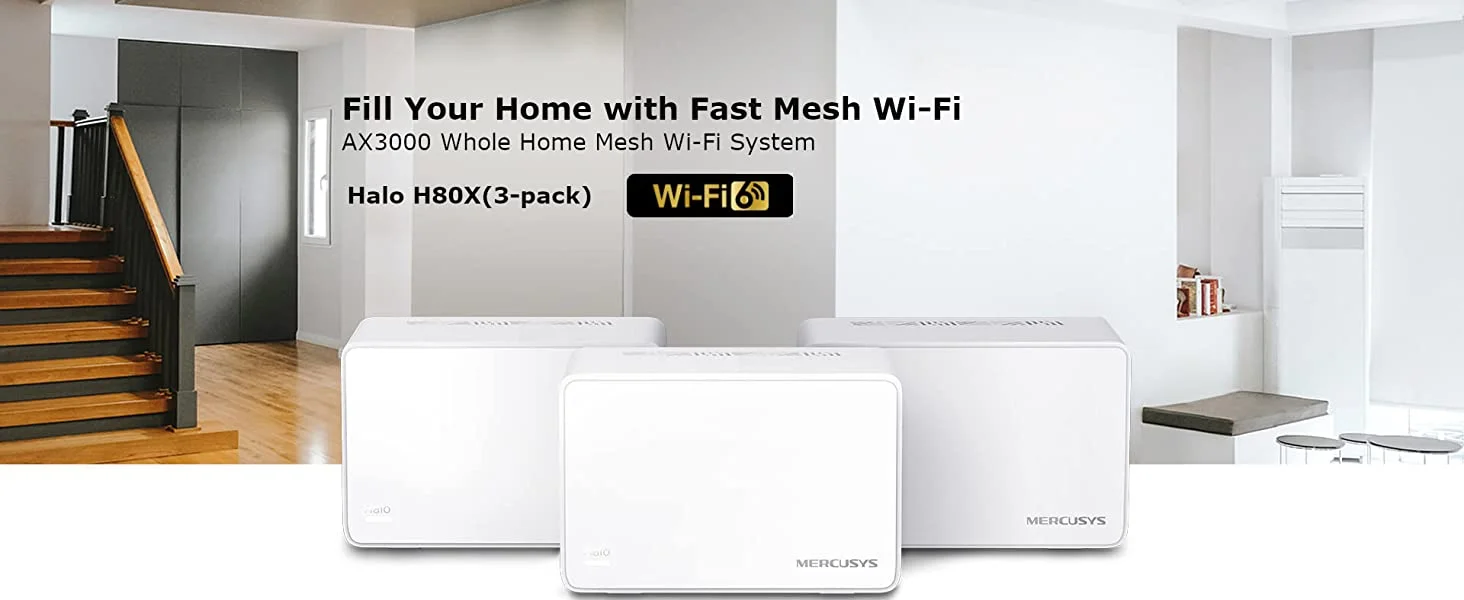 Mercusys Halo 80X Whole Home Mesh Wi-Fi 6 System Review