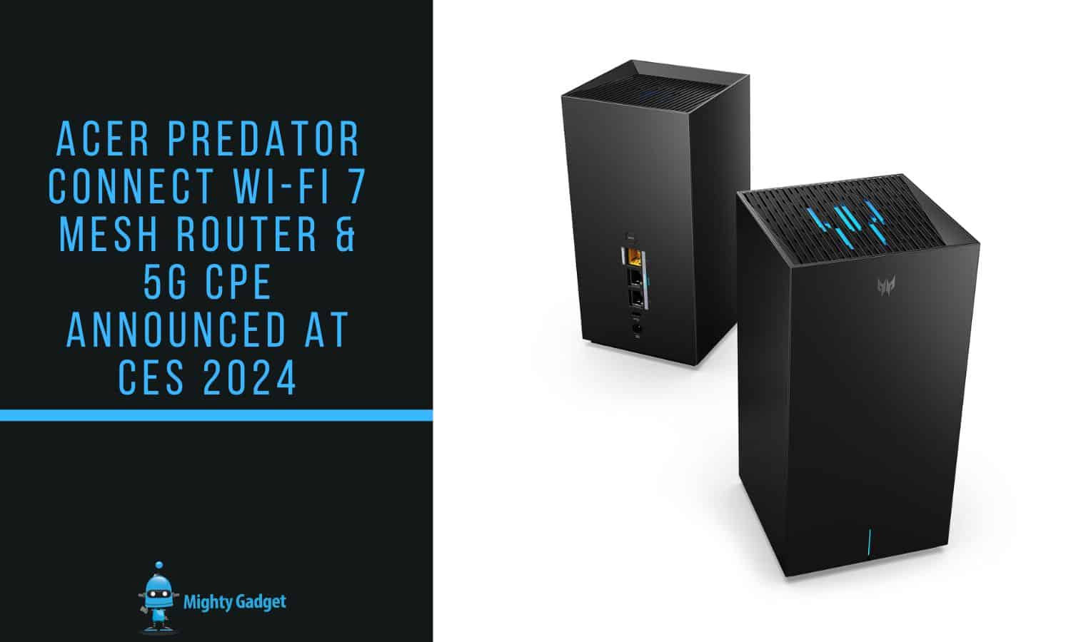 Acer Announces Predator Connect T7 WiFi 7 Mesh Router & Predator