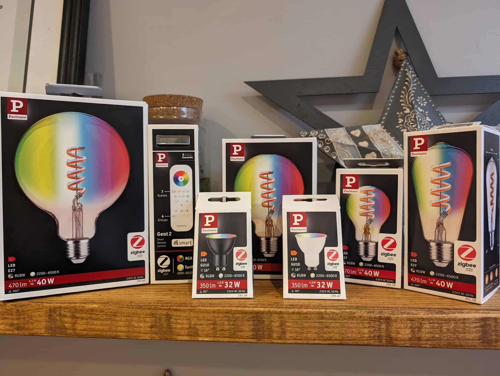 Paulmann Zigbee Filament Gu Smart Bulbs Review Philips Hue Compatible Rgbw Smart Bulbs