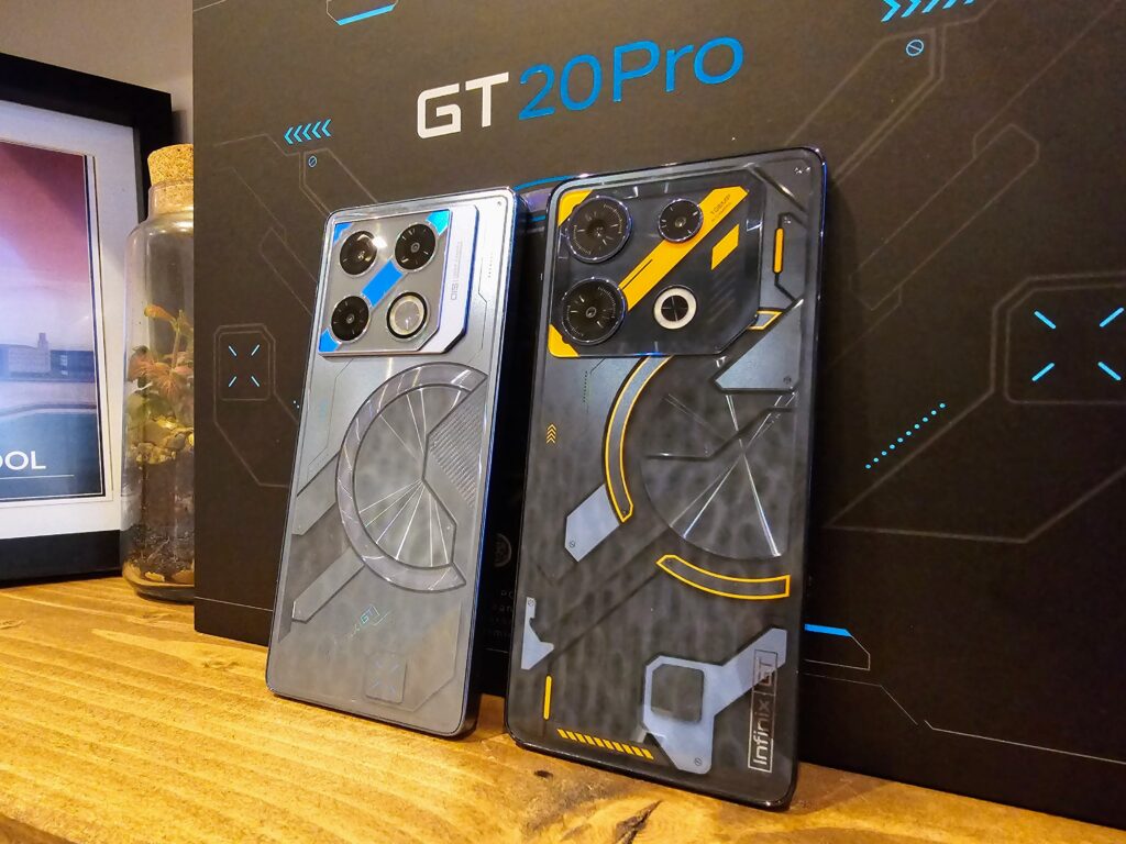Infinix GT 20 Pro vs Infinix GT 10 Pro Design