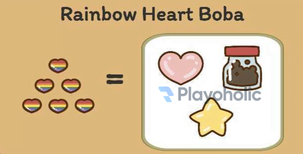 Rainbow Heart Boba Boba Story 1