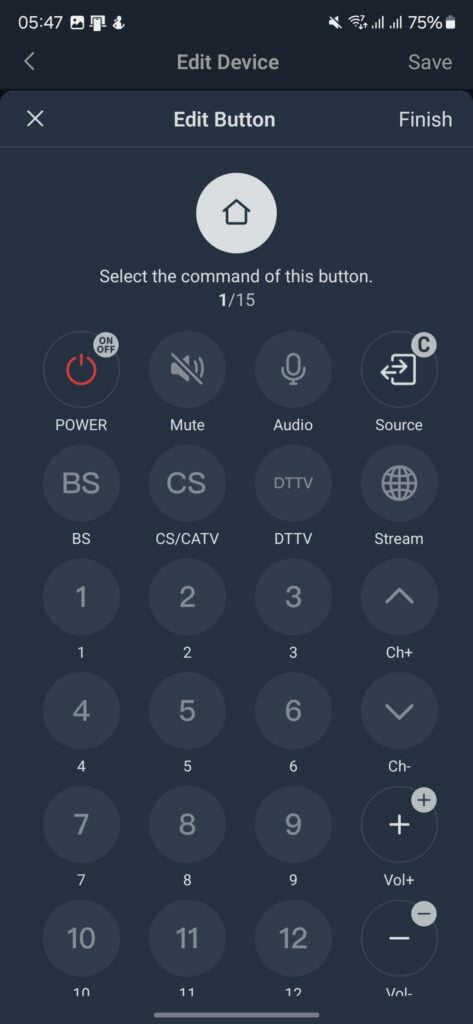 SwitchBot Universal Remote App Settings 8