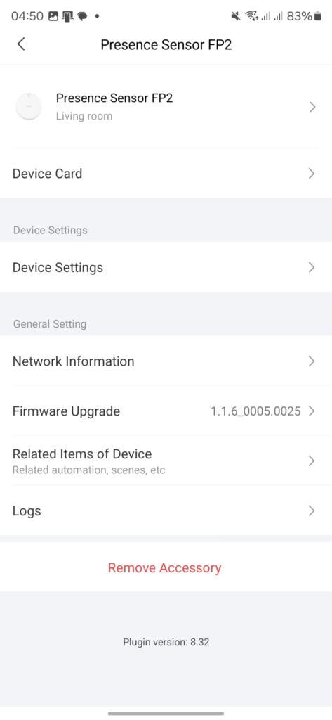 Aqara Presence Sensor FP1E vs FP2 App Differences FP2 2