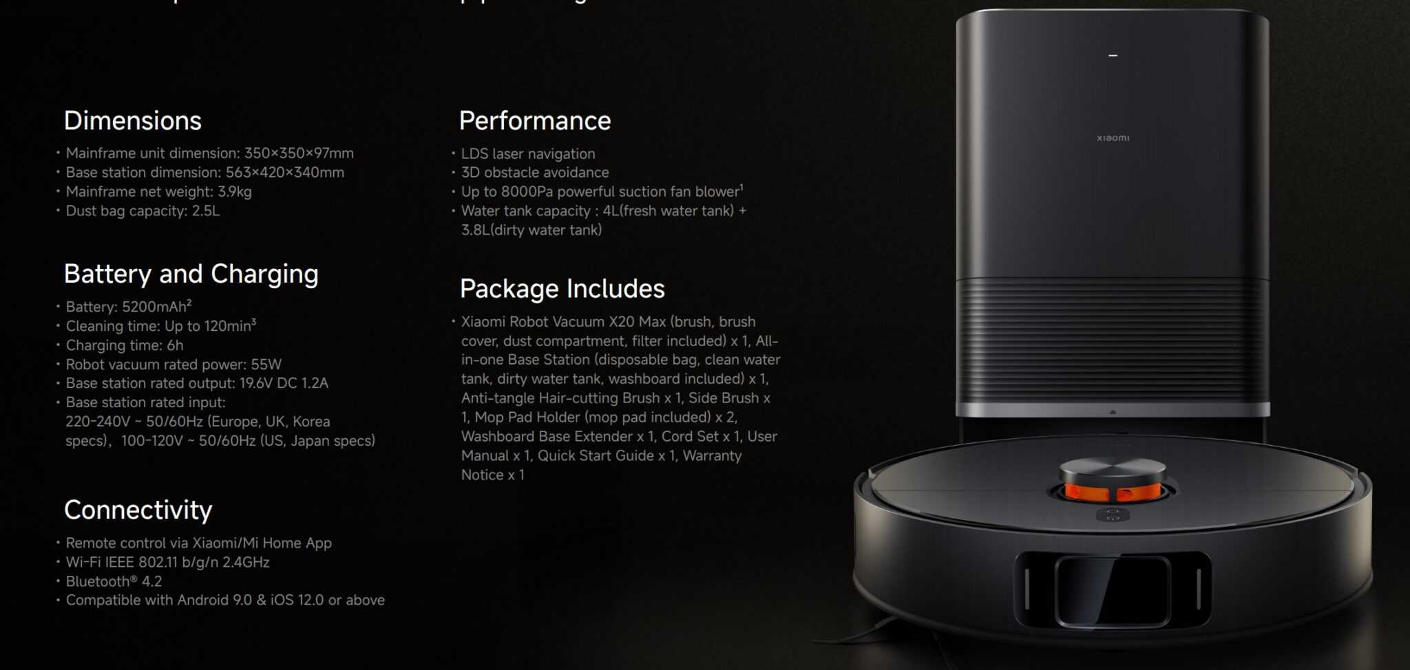 Xiaomi Unveils Advanced Robot Vacuum X20 Max with Self Empty & Self