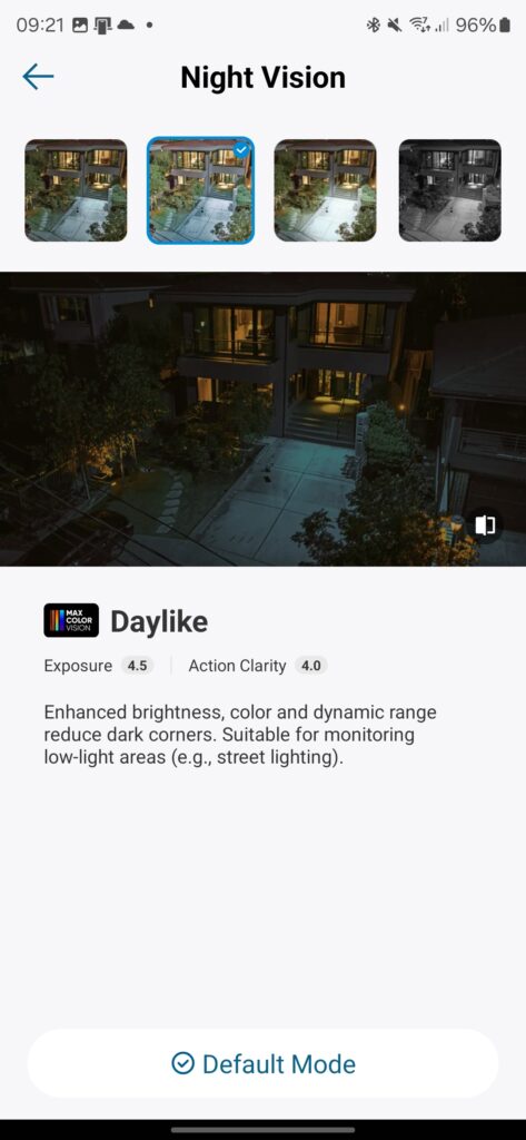 EufyCam S3 Pro App Night Video Options EufyCam S3 Pro App Night Video Options