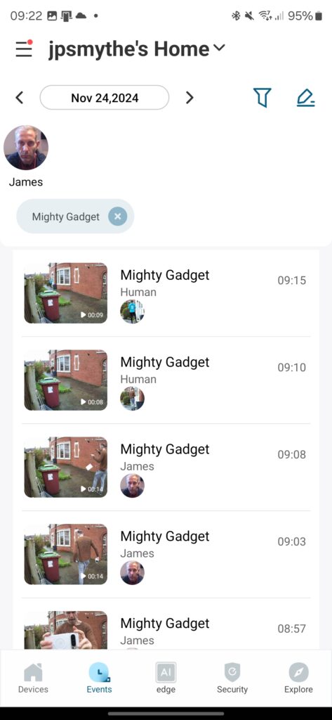 EufyCam S3 Pro App Person Detection EufyCam S3 Pro App Person Detection