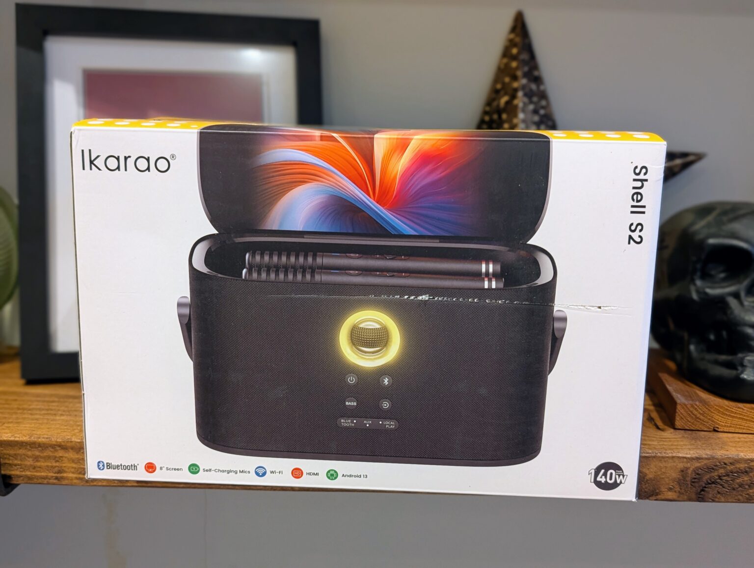 Ikarao Shell S2 Karaoke Speaker Review With 8” Android Tablet