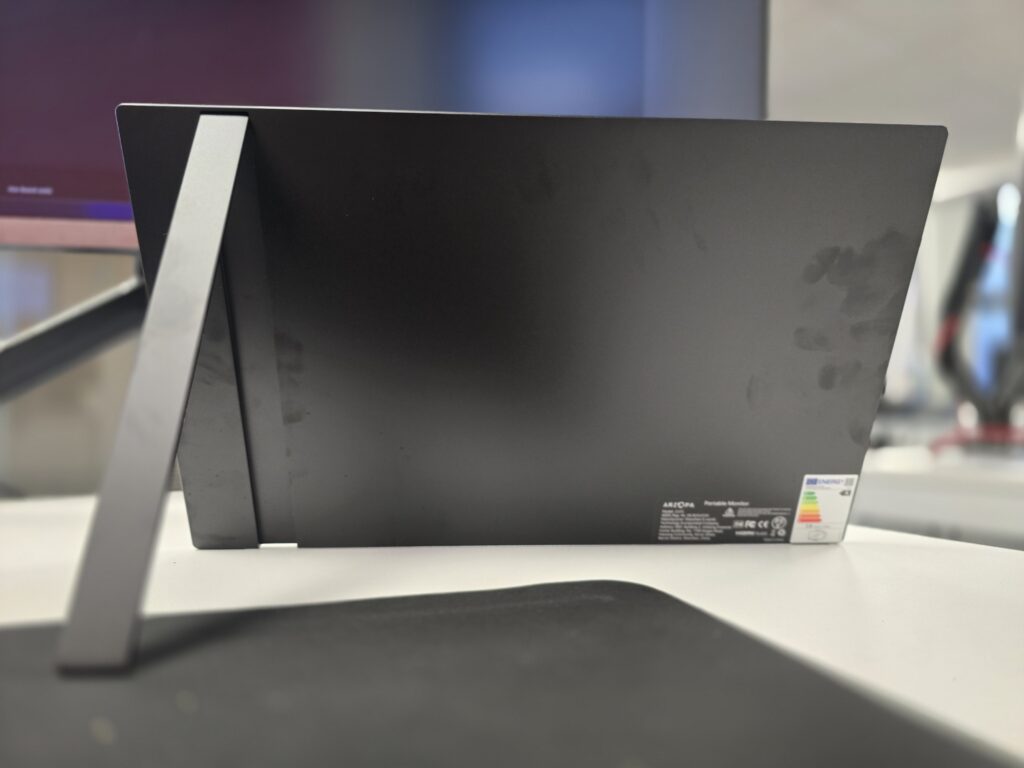 Arzopa Z1FC 144Hz Portable Gaming Monitor Rear View Arzopa Z1FC 144Hz Portable Gaming Monitor Rear View