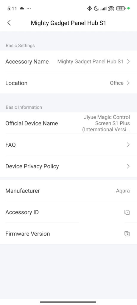 Aqara Panel Hub S1 Plus EU Review App Settings 3 Aqara Panel Hub S1 Plus EU Review App Settings 3
