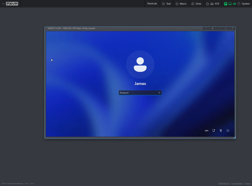 Geekworm KVM A3 IP KVM user interface 1 Geekworm KVM A3 IP KVM user interface 1