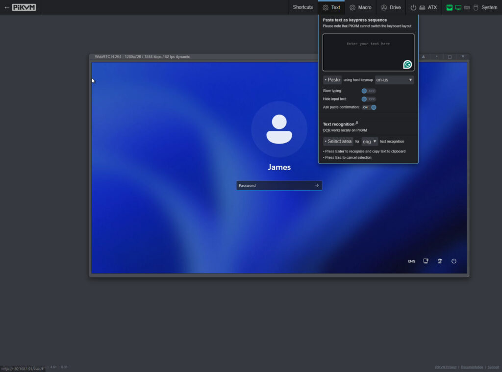 Geekworm KVM A3 IP KVM user interface 3 Geekworm KVM A3 IP KVM user interface 3