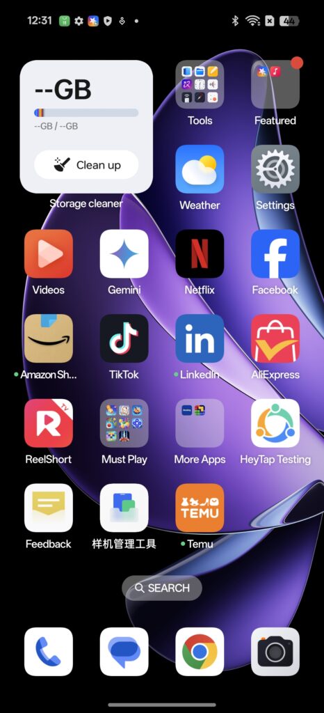OPPO Reno13 Pro Bloatware 1 OPPO Reno13 Pro Bloatware 1