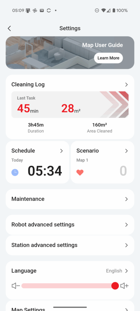 Yeedi App Settings4