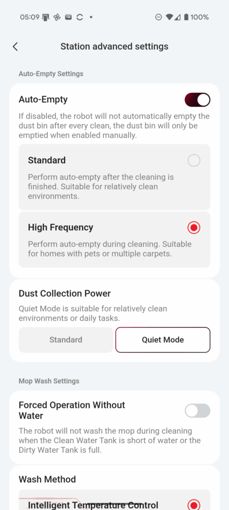Yeedi App Settings8