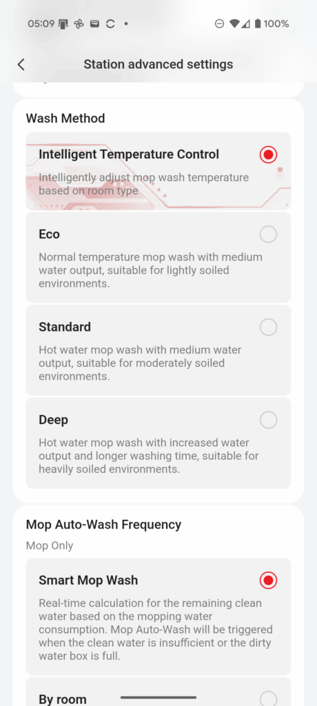 Yeedi App Settings9