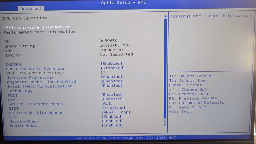 NiPoGi AK1 PLUS Mini PC Bios 4 NiPoGi AK1 PLUS Mini PC Bios 4