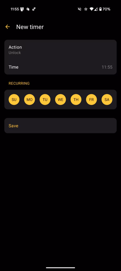 Nuki App Settings 4 Nuki App Settings 4