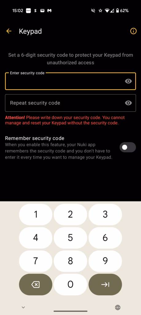 Nuki App Setup 2 Nuki App Setup 2