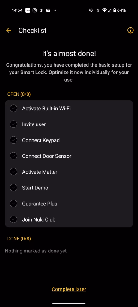 Nuki App Setup 3 Nuki App Setup 3