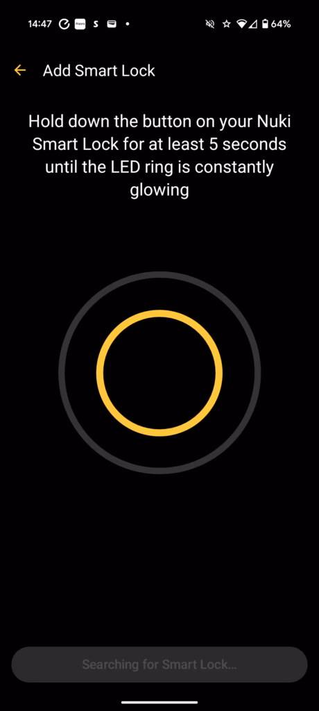 Nuki App Setup 9 Nuki App Setup 9
