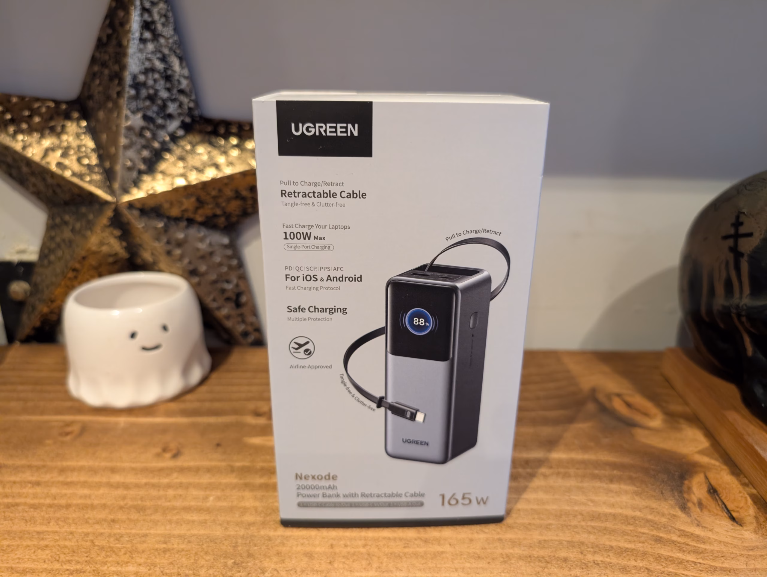 Ugreen Retractable Nexode Power Bank 20000mAh Review scaled