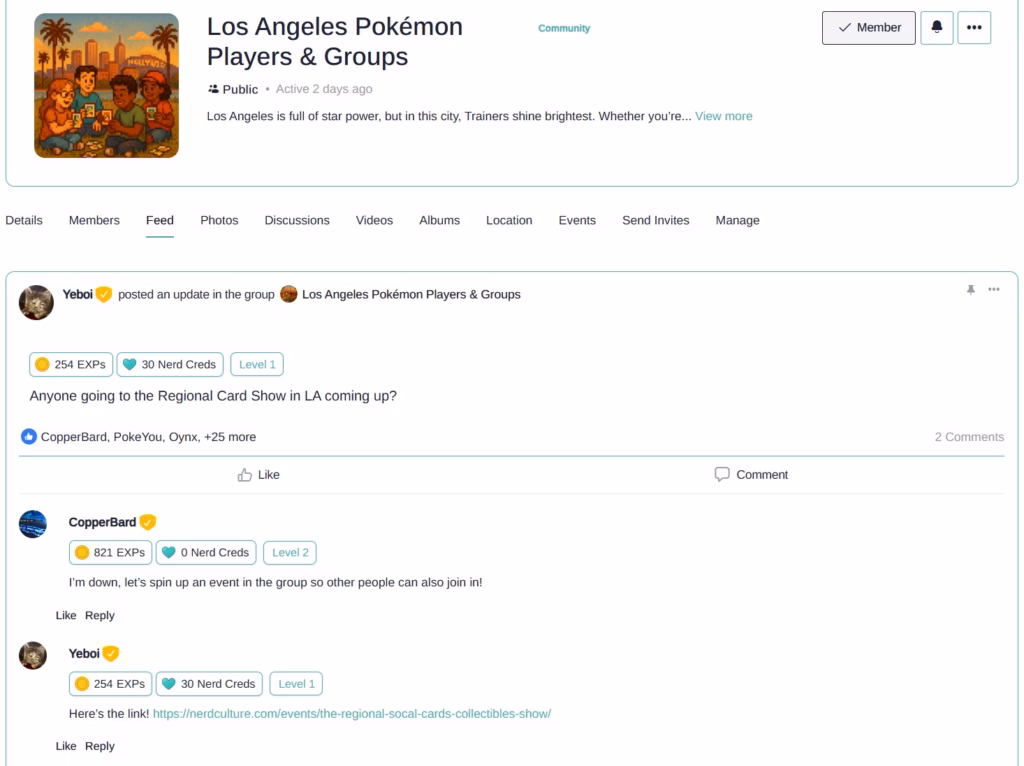 Group Social Feed